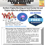 Sharpening Your Parliamentary Skills for Tomorrow